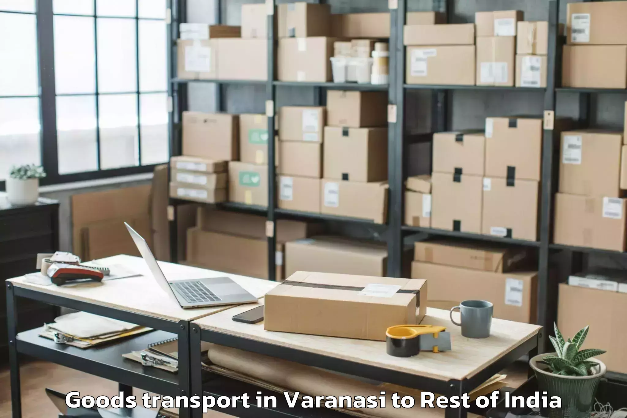 Expert Varanasi to Tekulapally Goods Transport